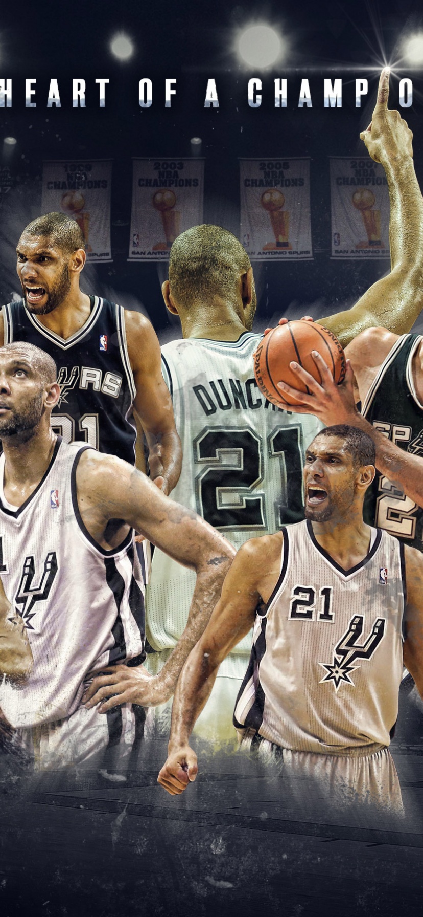 Tim Duncan Heart Of Champion