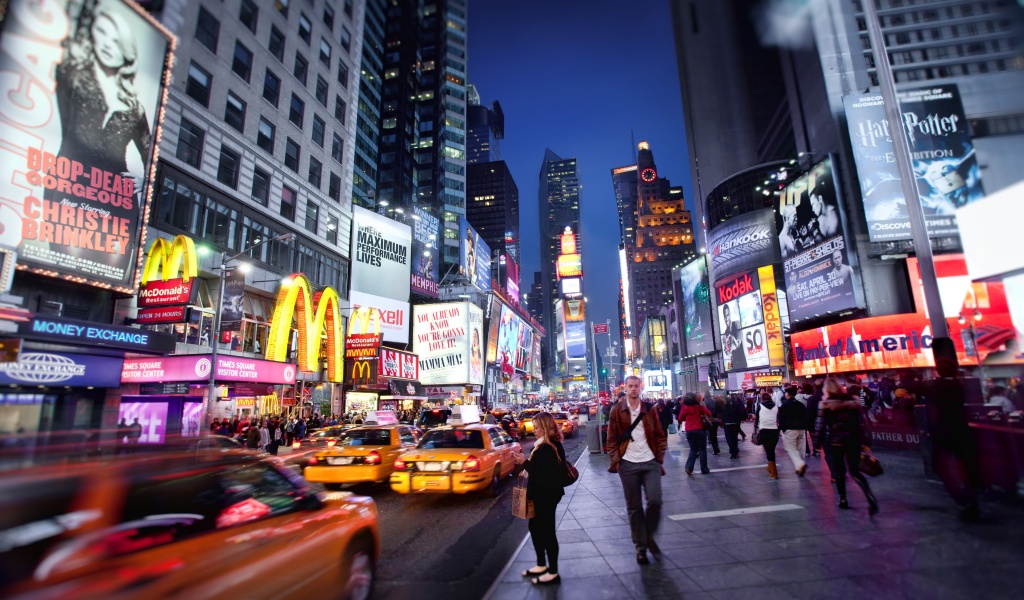 Times Square In New York