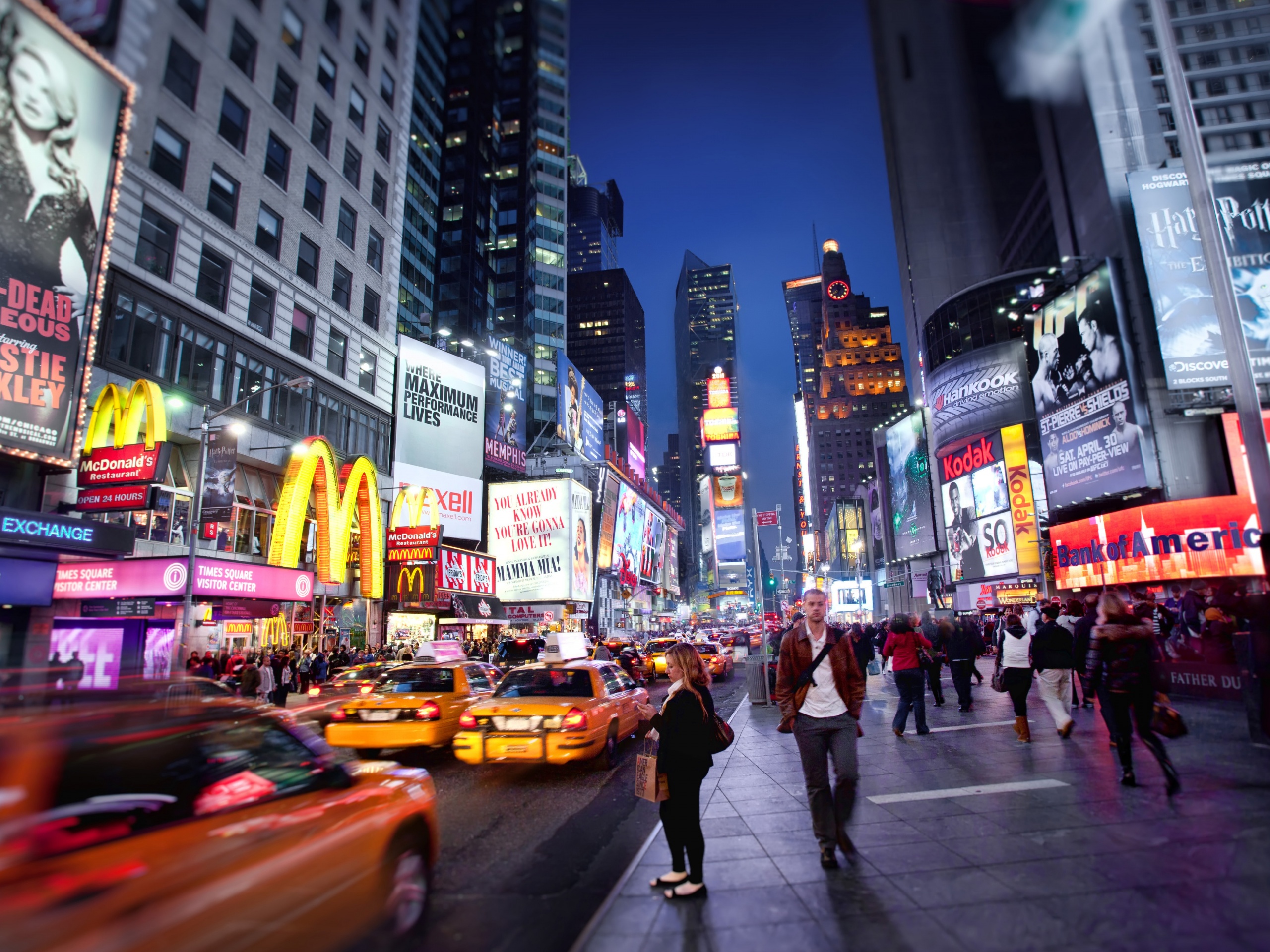 Times Square In New York