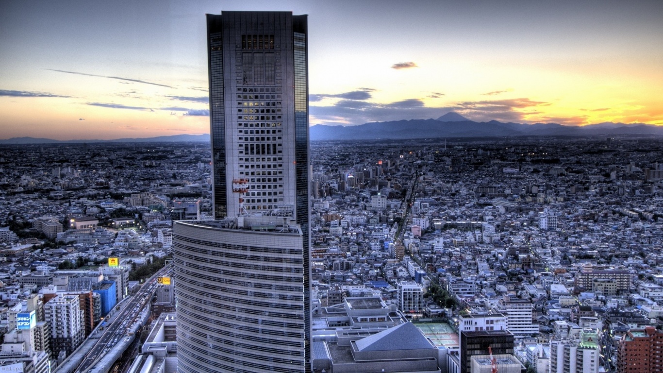 Tokyo Building Skyscrapers City Landscape