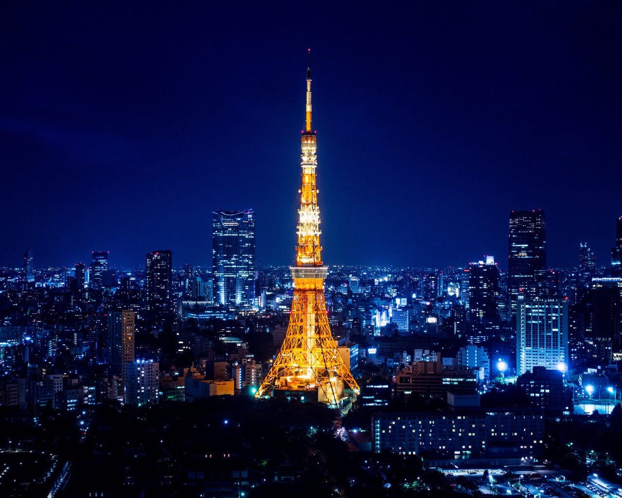 Tokyo Tower At Night