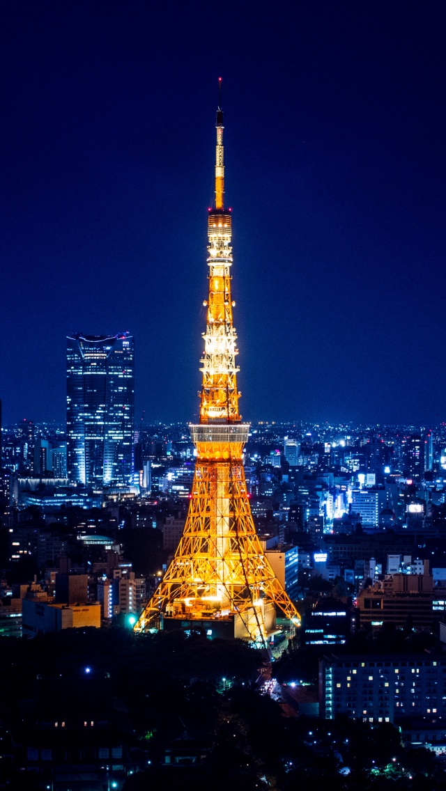 Tokyo Tower At Night