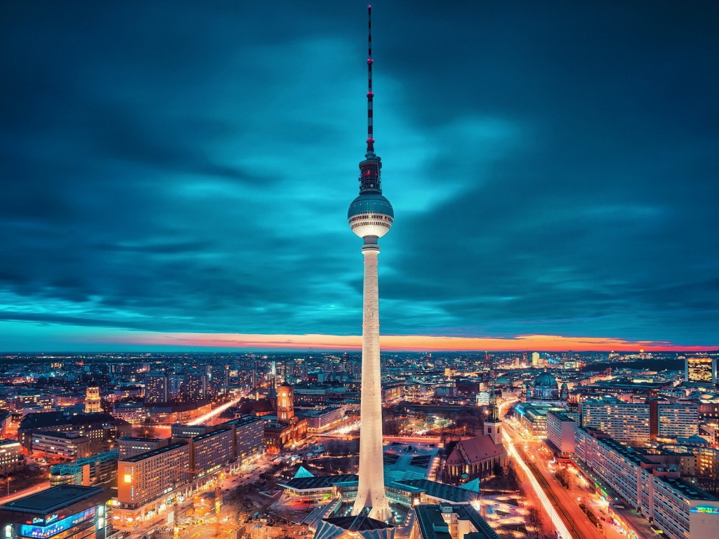 TV Tower In Berlin Germany