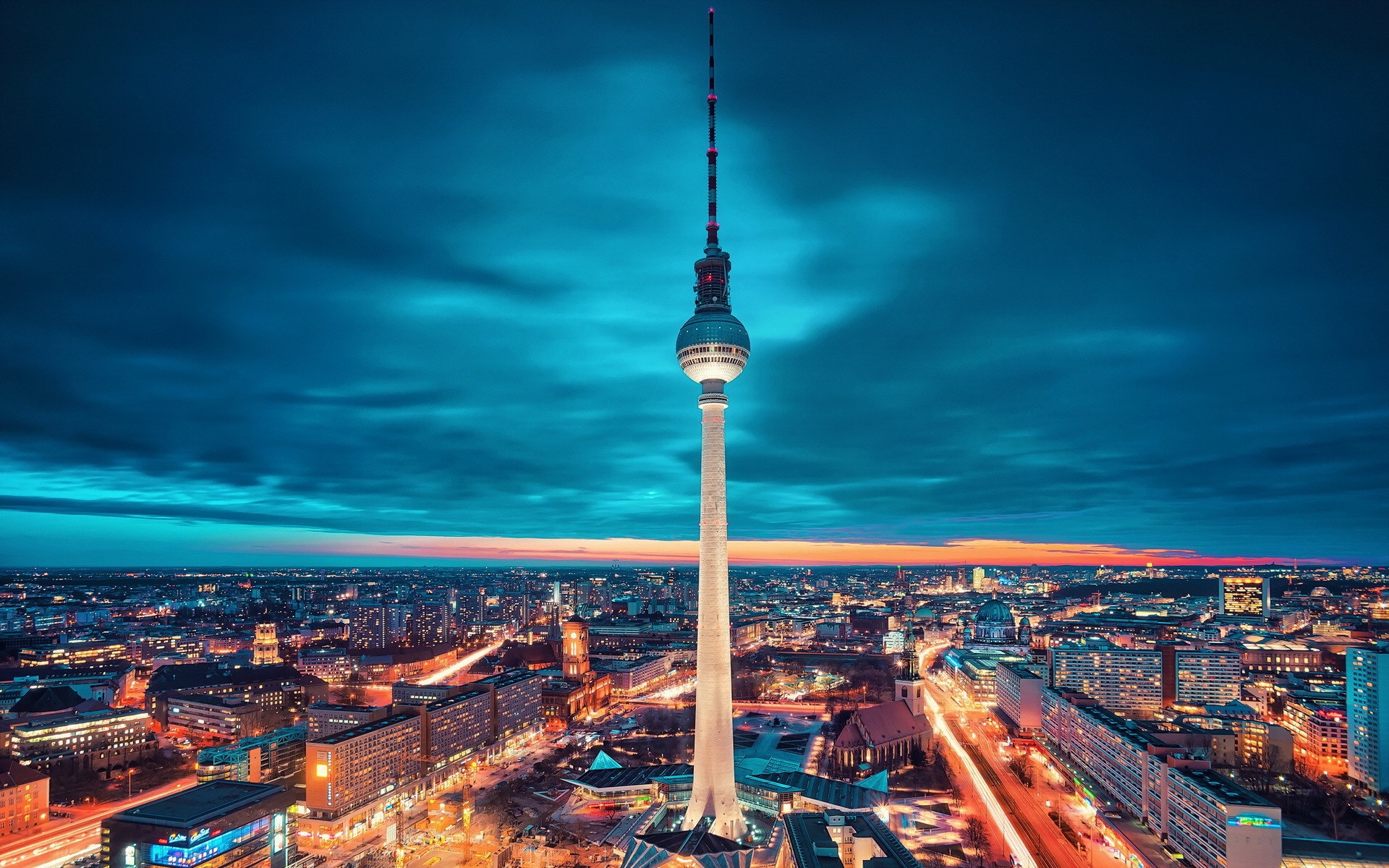 TV Tower In Berlin Germany