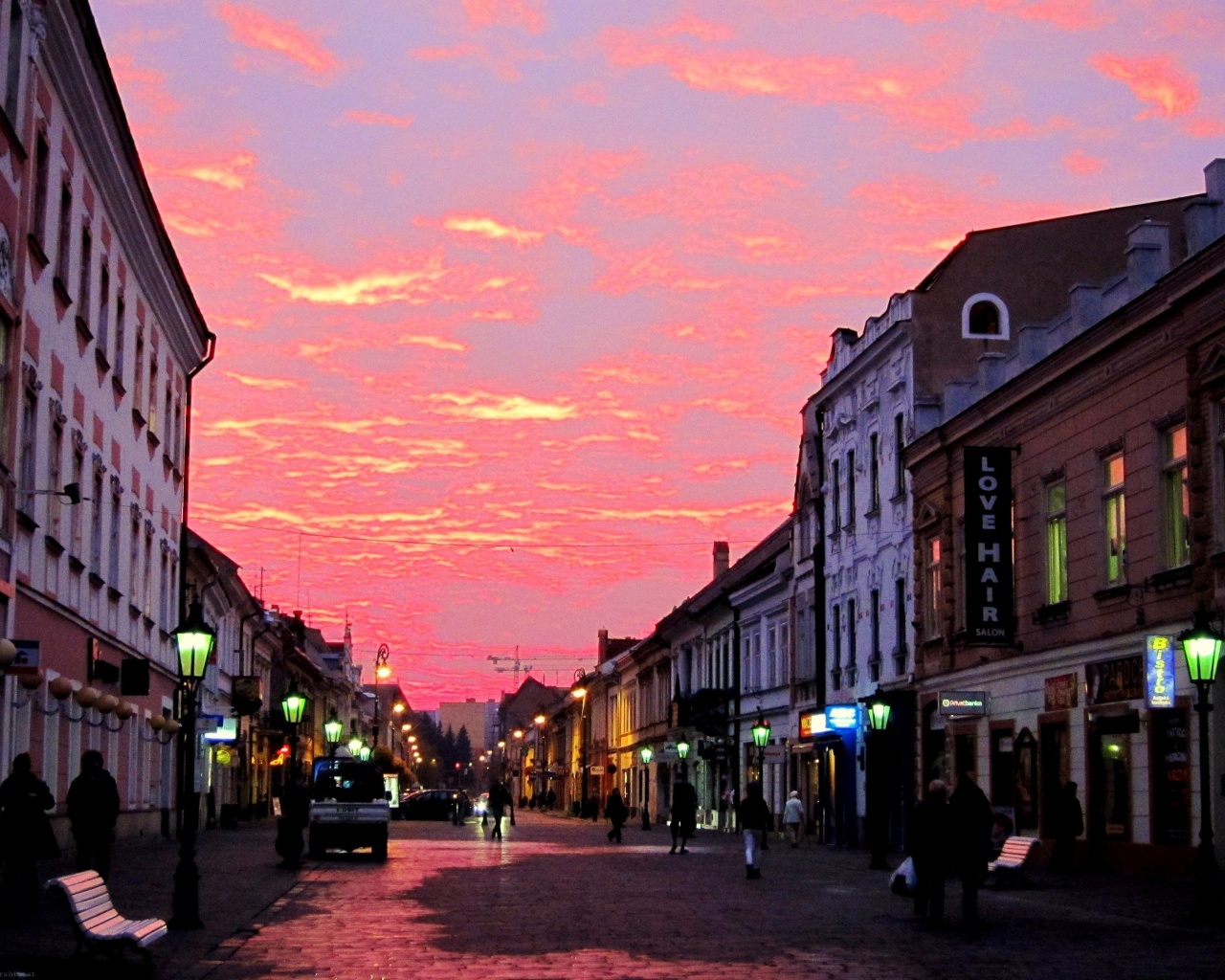 Twilight Of Elizabeth Street Kosice Kosice Region Slovakia