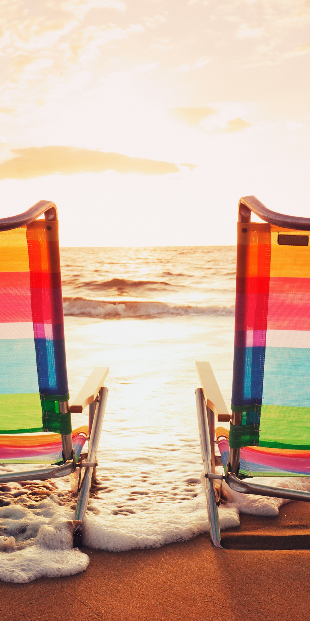 Two Chair On Island Beach