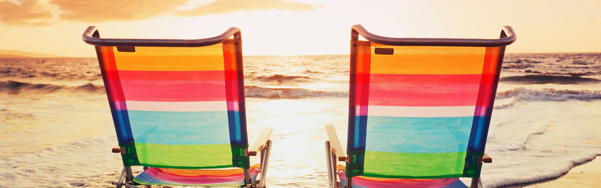 Two Chair On Island Beach