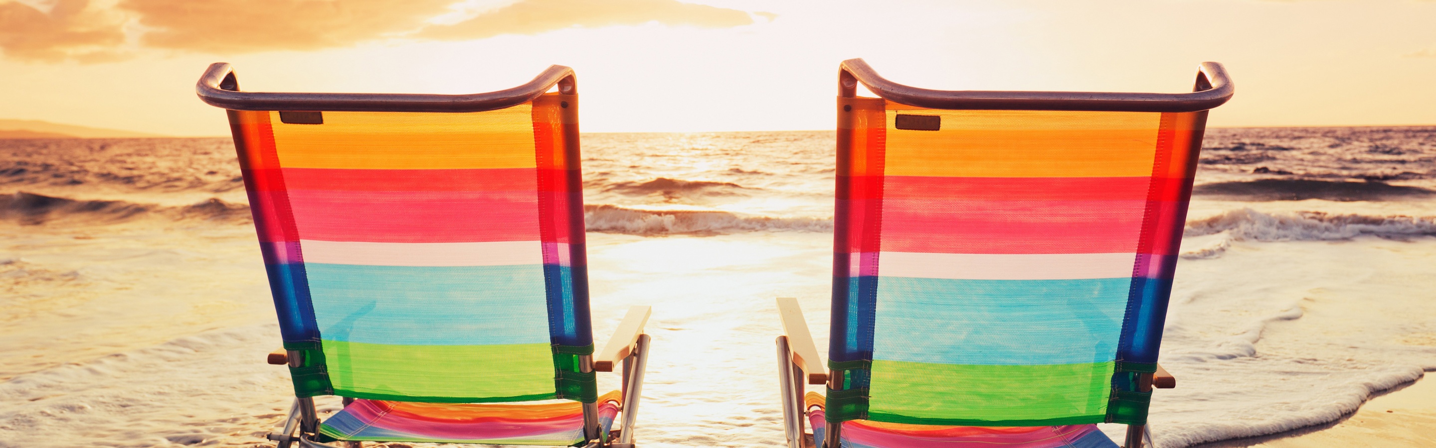 Two Chair On Island Beach