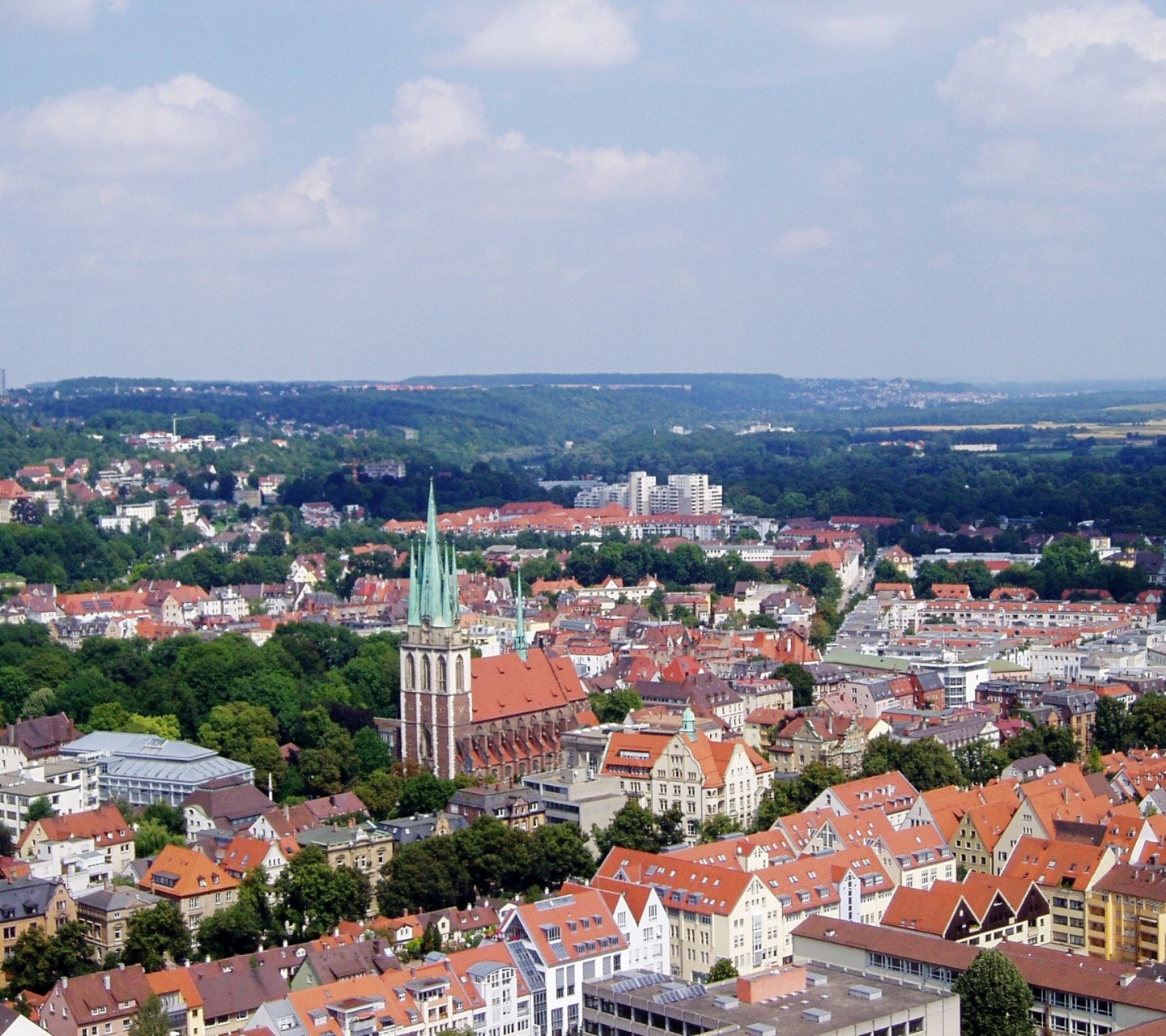 Ulm Panoramic Baden Wurttemberg Germany