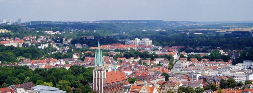 Ulm Panoramic Baden Wurttemberg Germany
