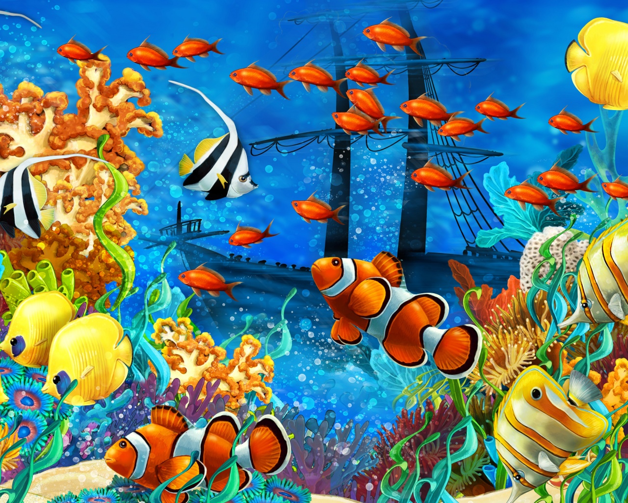 Underwater Fish World