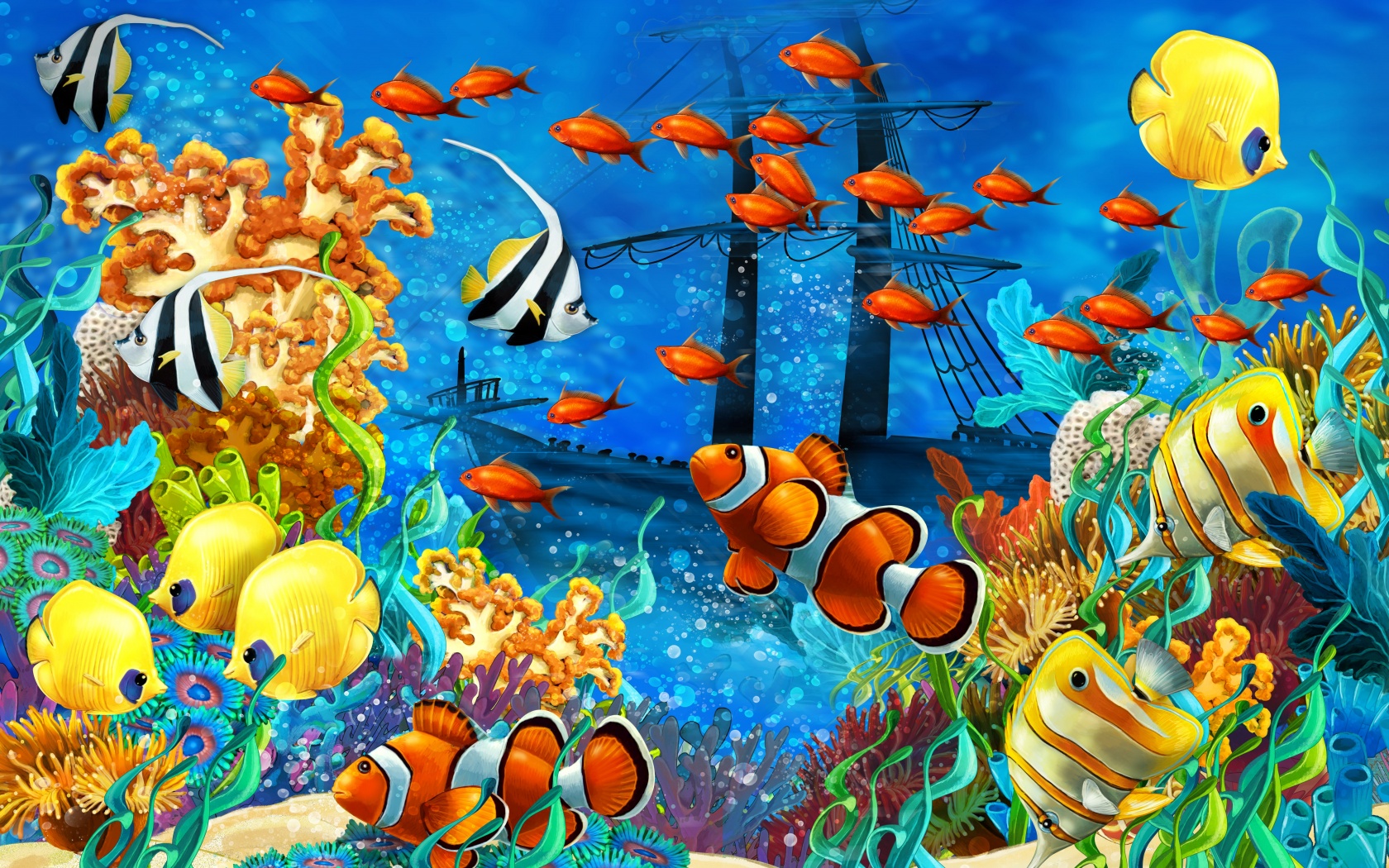 Underwater Fish World