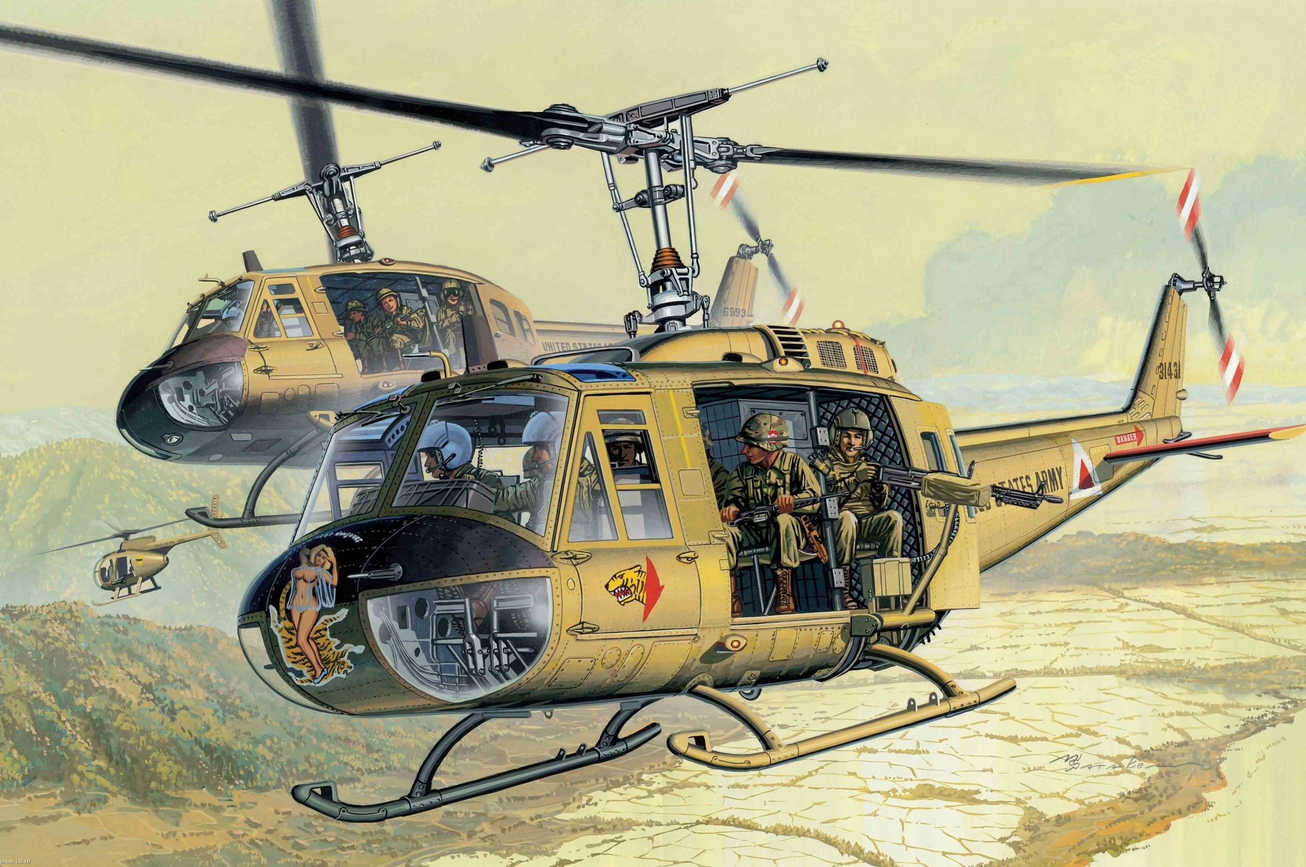 U.S. Army Bell UH-1D Iroquois
