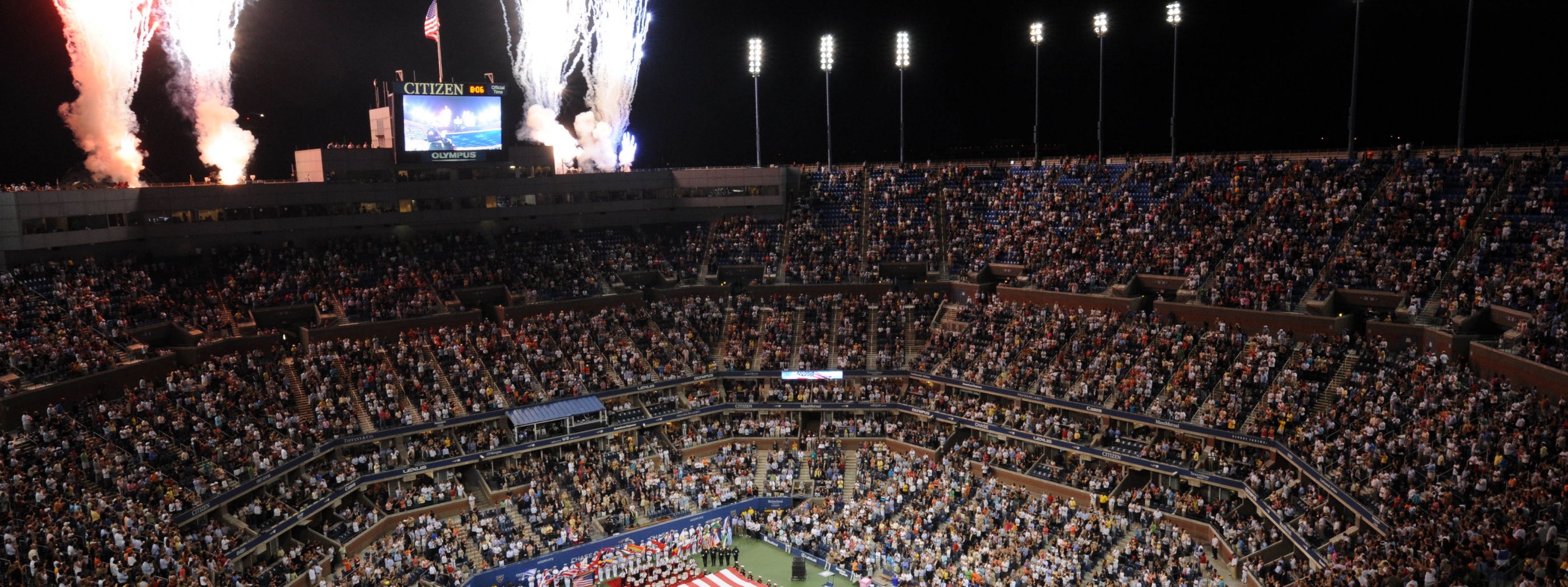 US Open And Fireworks