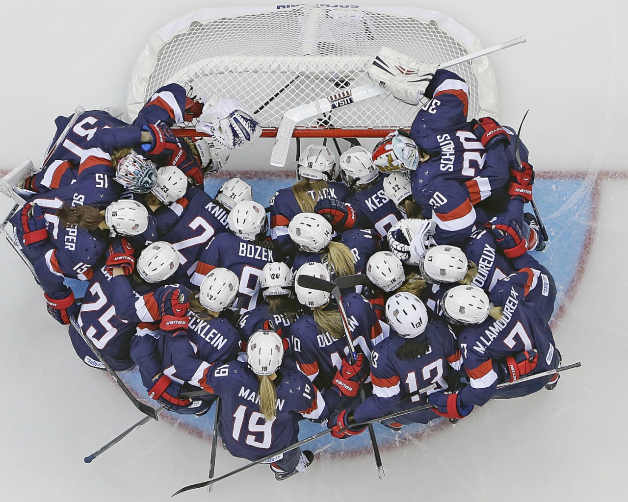 USA Womens Ice Hockey Team Sochi