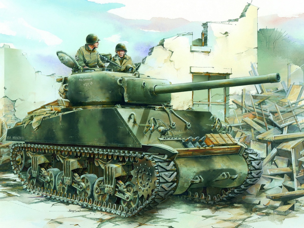 USA WW2 Tank M4 Sherman