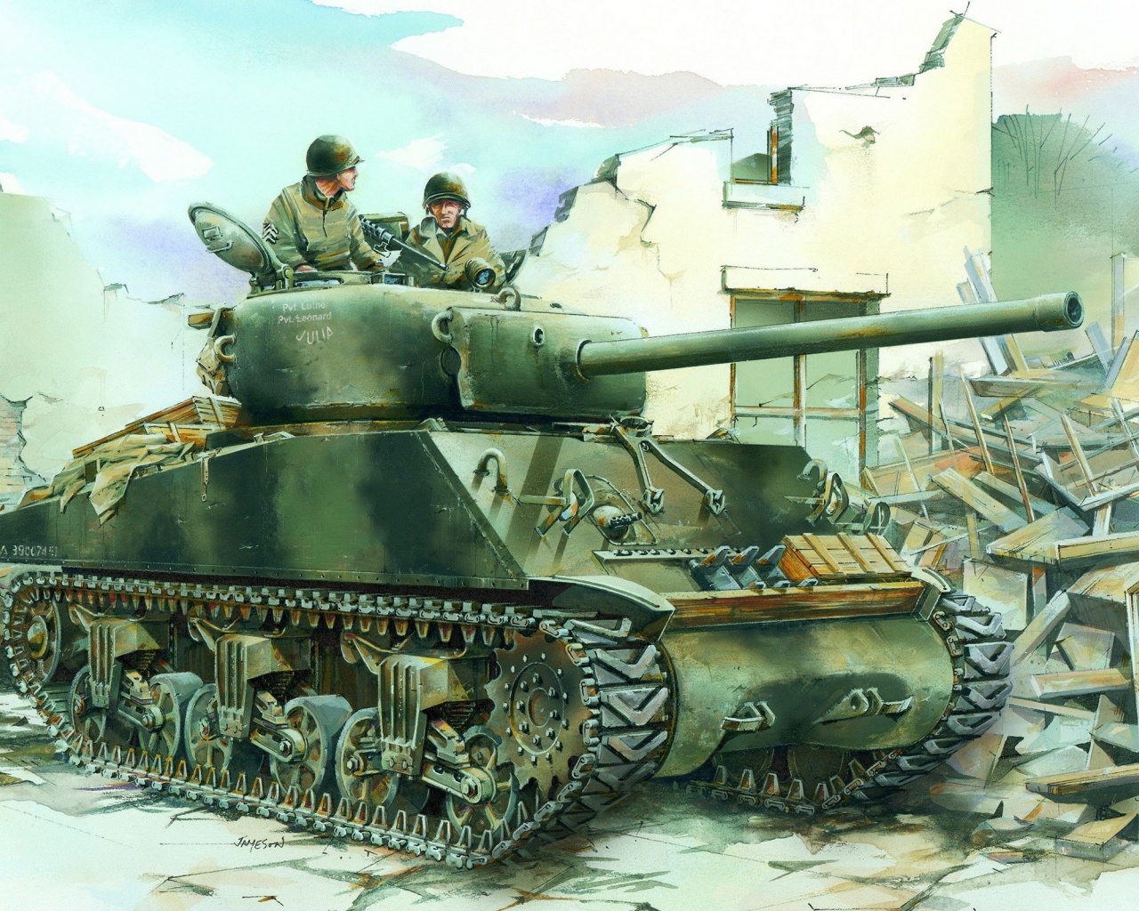 USA WW2 Tank M4 Sherman