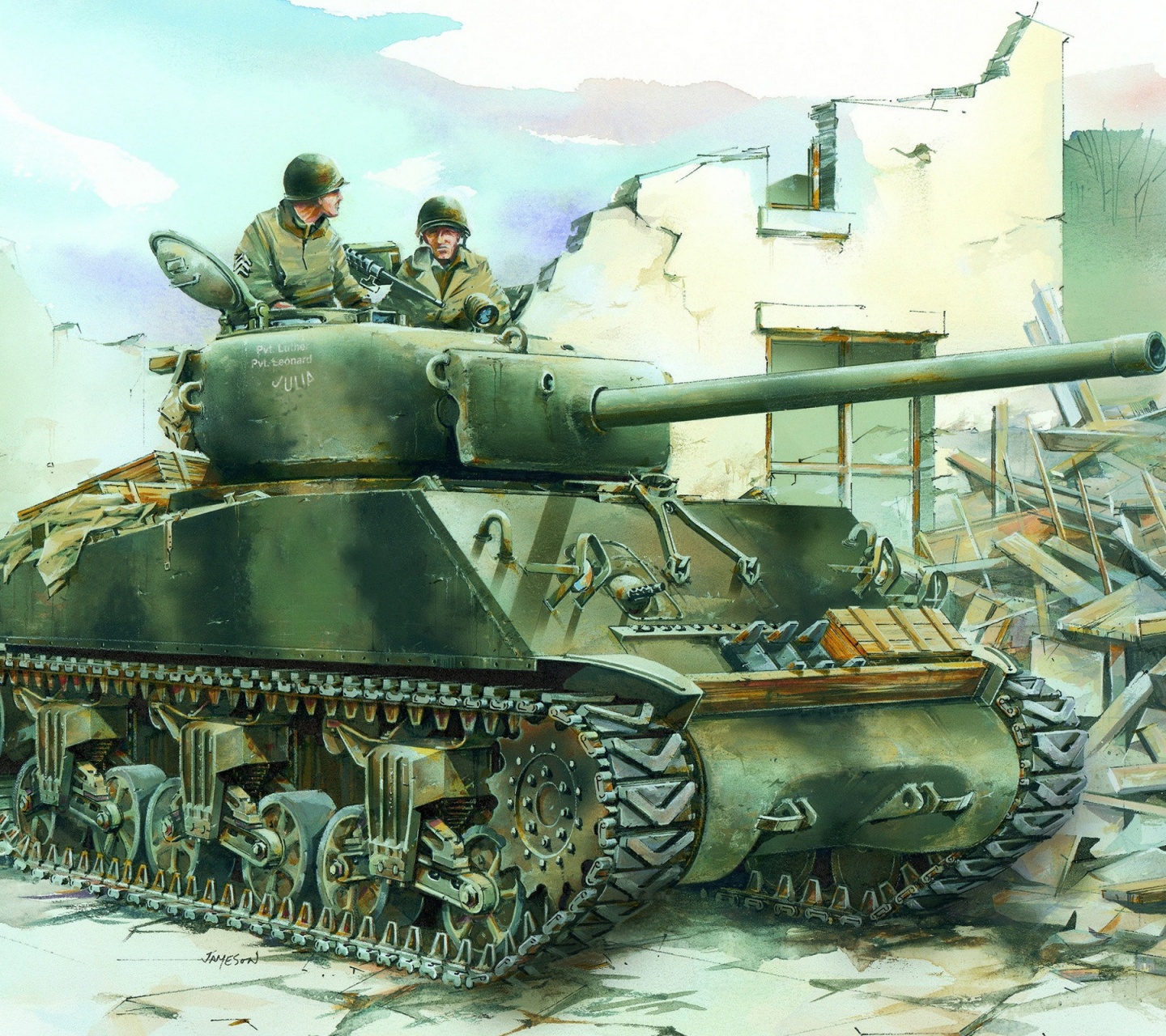 USA WW2 Tank M4 Sherman