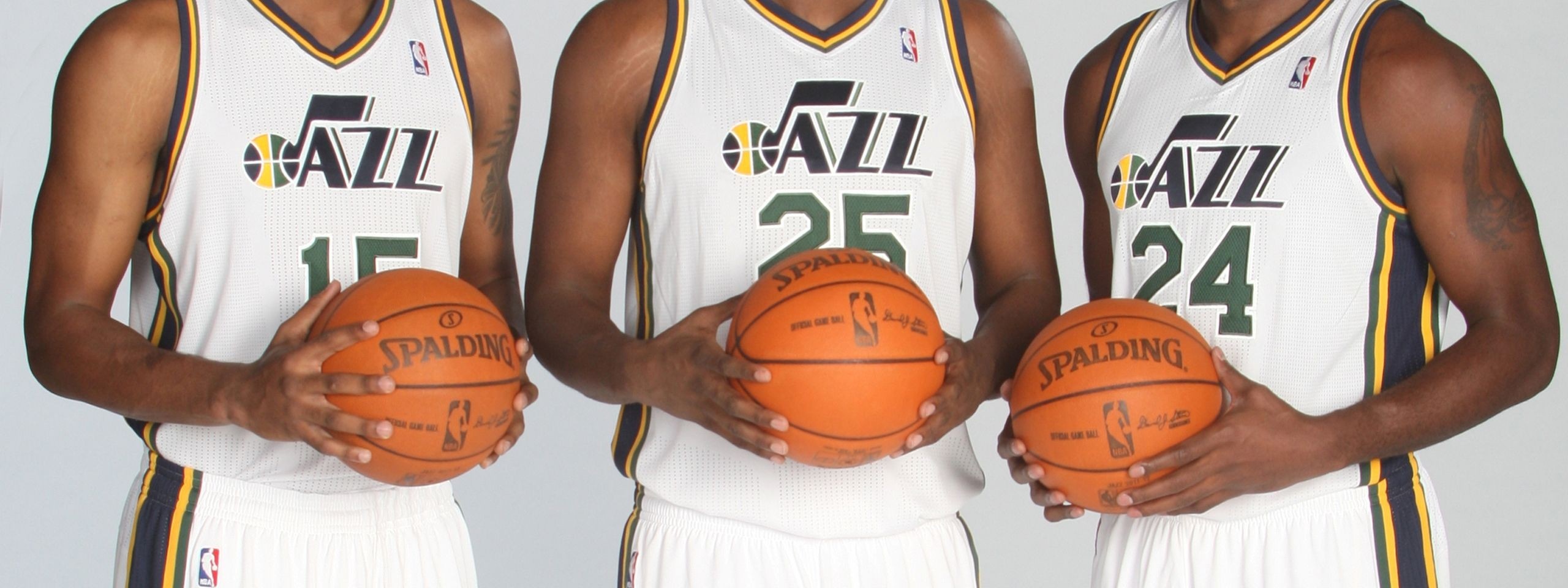 Utah Jazz American Professional Basketball Derrick Favors Al Jefferson Paul Millsap