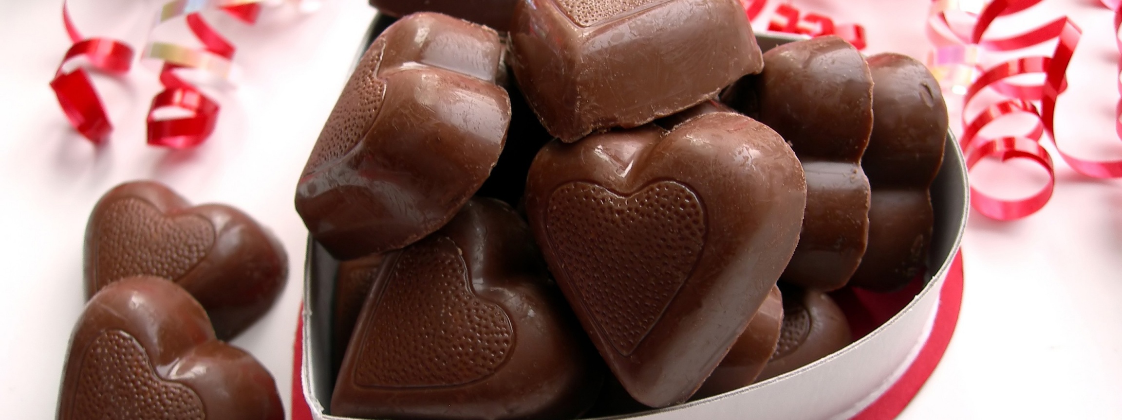 Valentines Day Chocolate Hearts