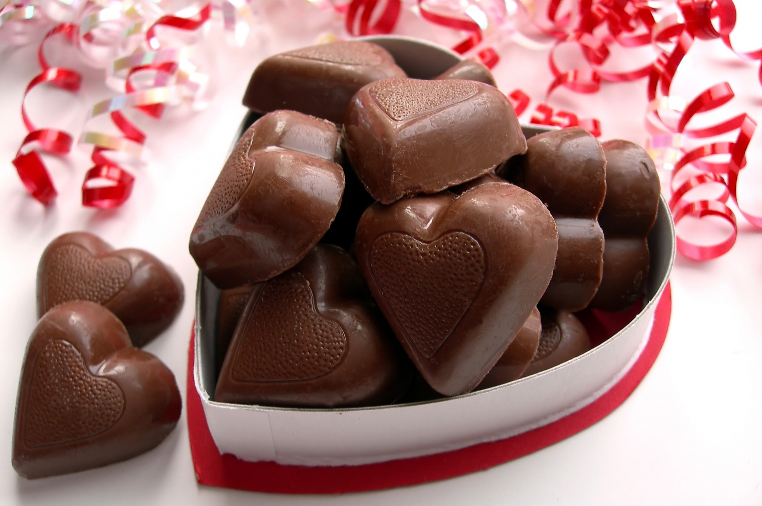 Valentines Day Chocolate Hearts