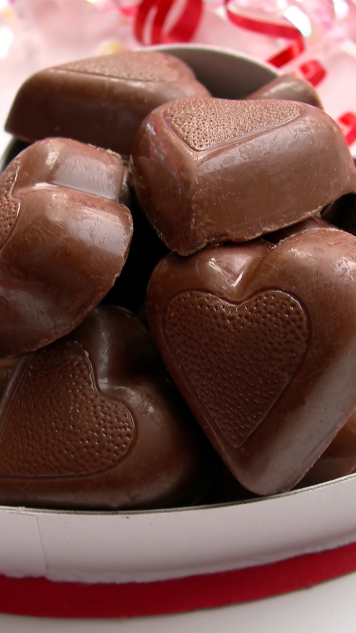 Valentines Day Chocolate Hearts