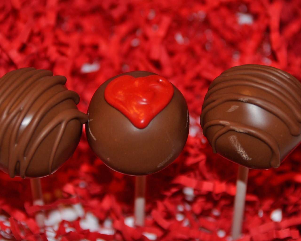 Valentines Day Chocolate Pops