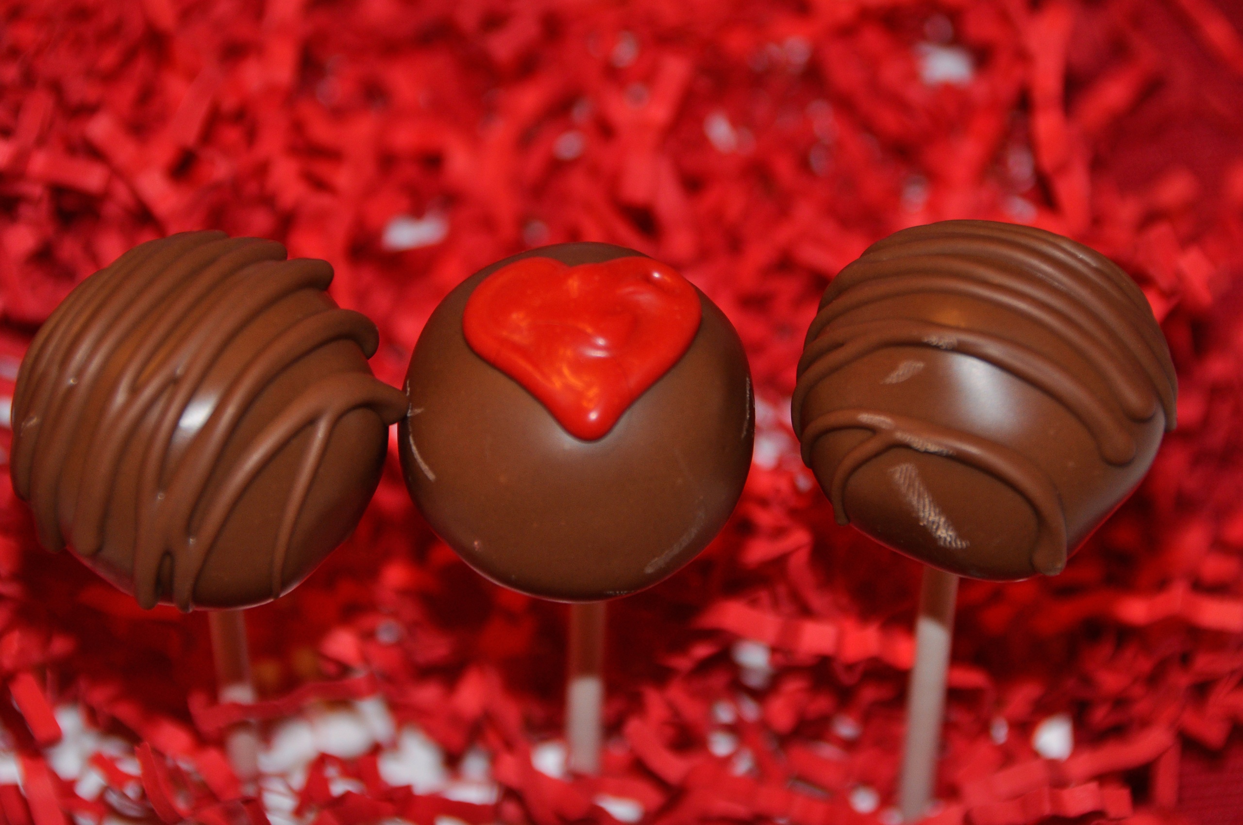 Valentines Day Chocolate Pops