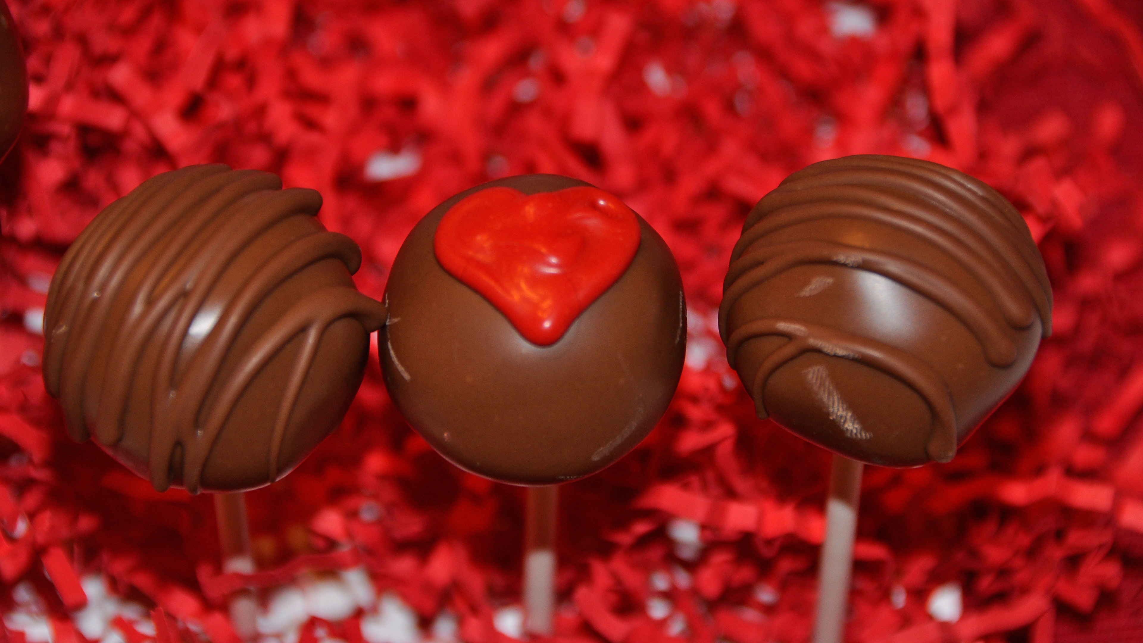 Valentines Day Chocolate Pops