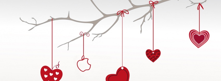 Valentines Day Hearts Branch