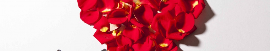Valentines Day Petal Heart