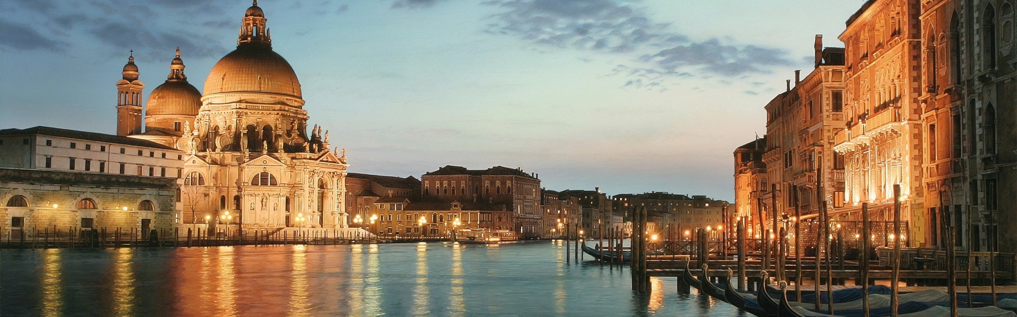 Venice - Grand Canal And Cathedral 