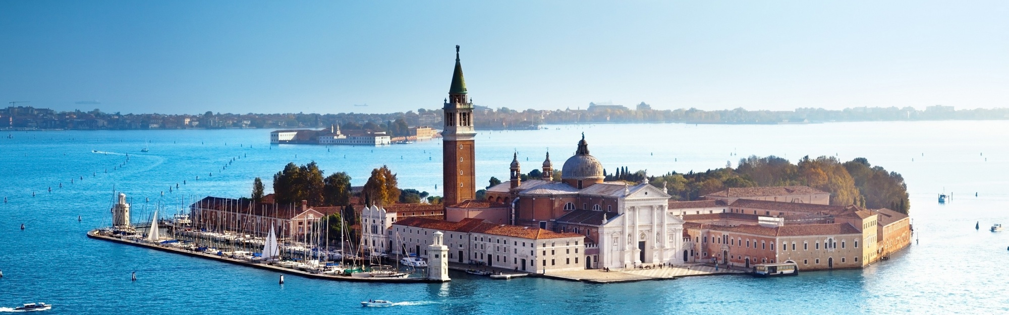 Venice Italy Sea Architecture Houses Boats