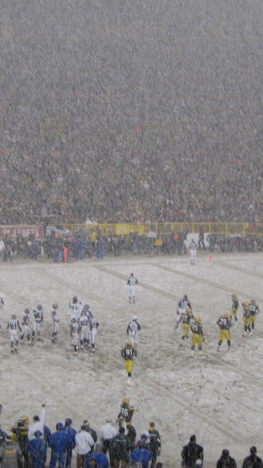 Vikings Vs Packers And Snow Blizzard