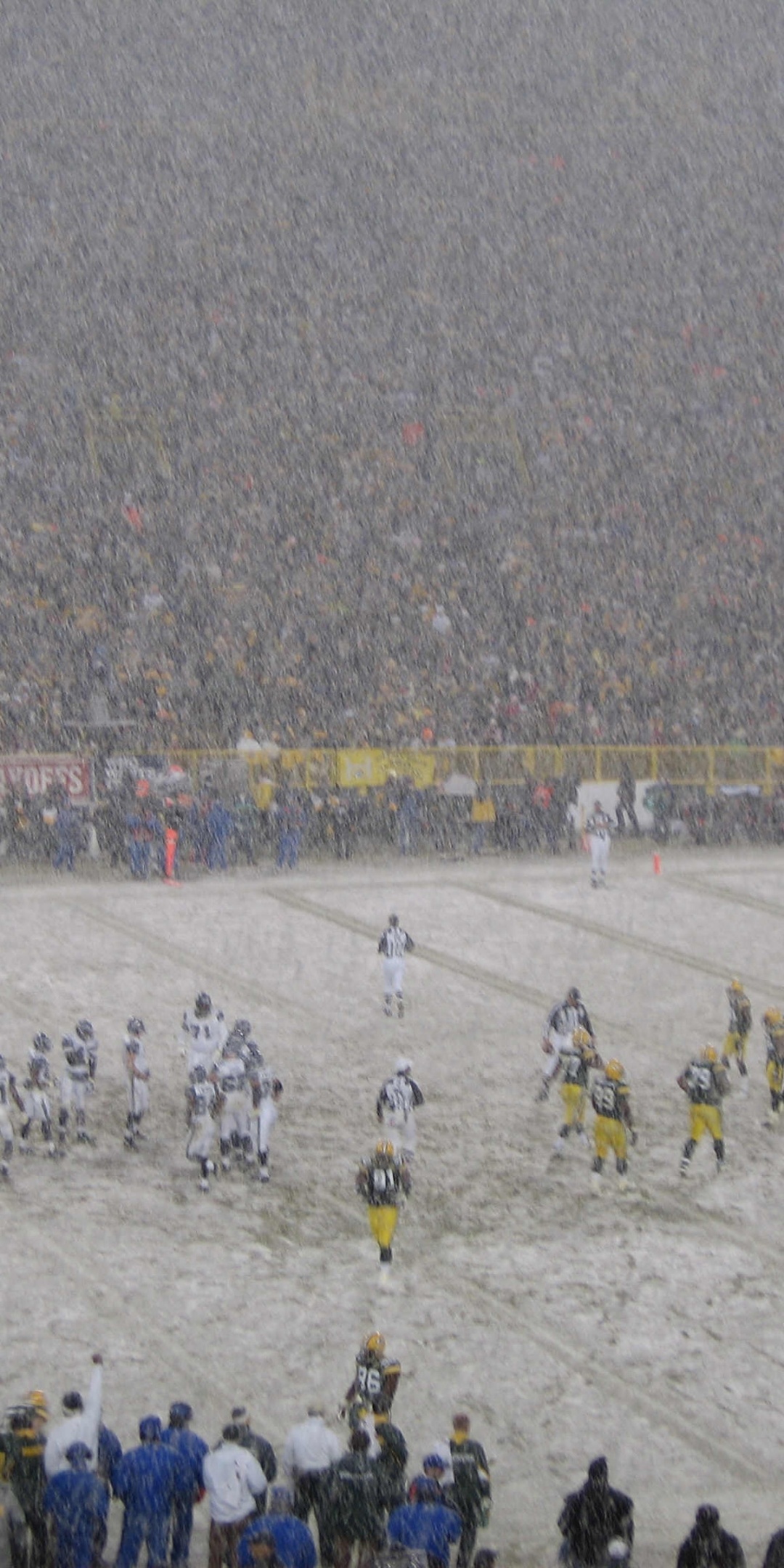 Vikings Vs Packers And Snow Blizzard