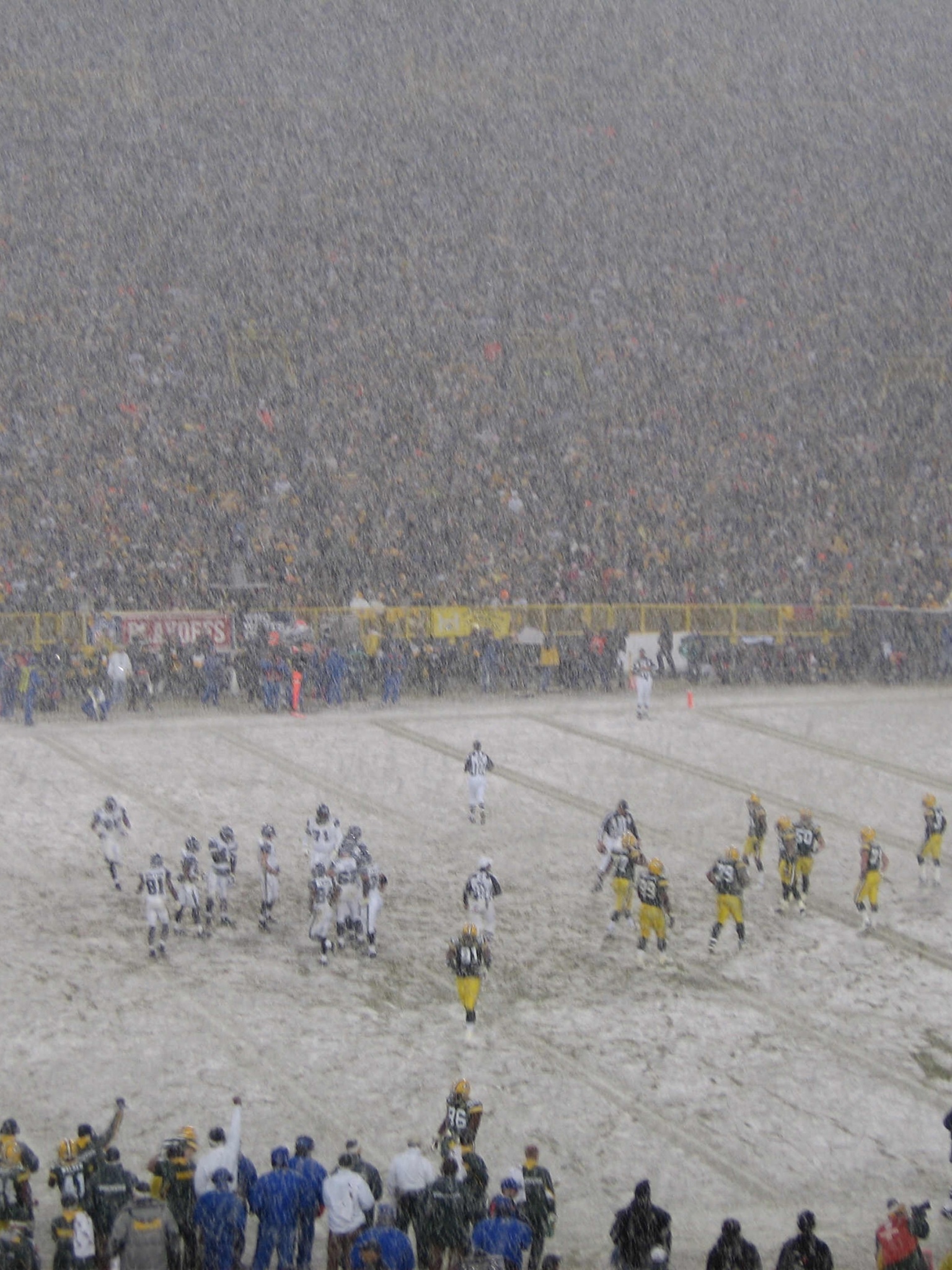 Vikings Vs Packers And Snow Blizzard