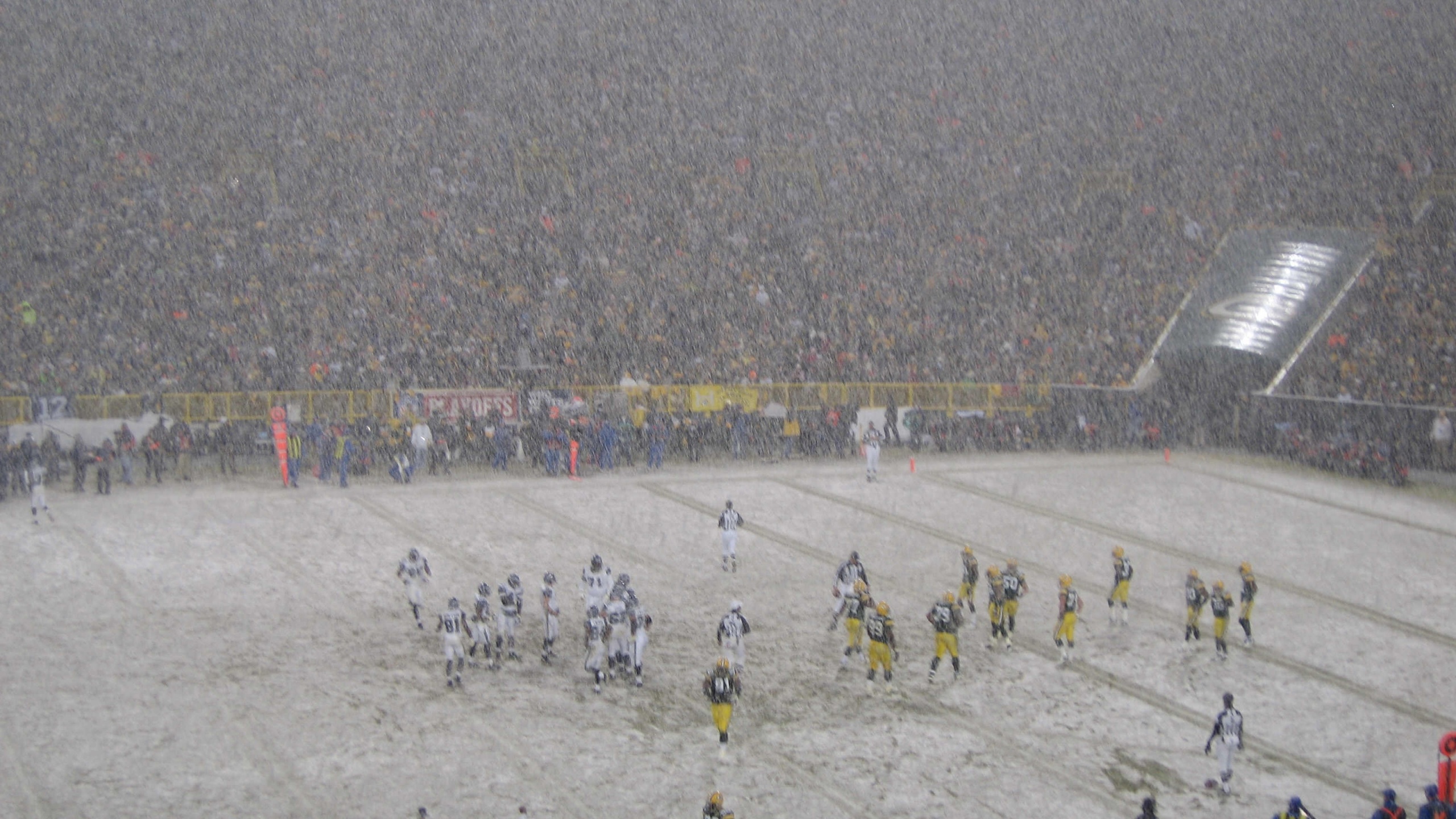 Vikings Vs Packers And Snow Blizzard