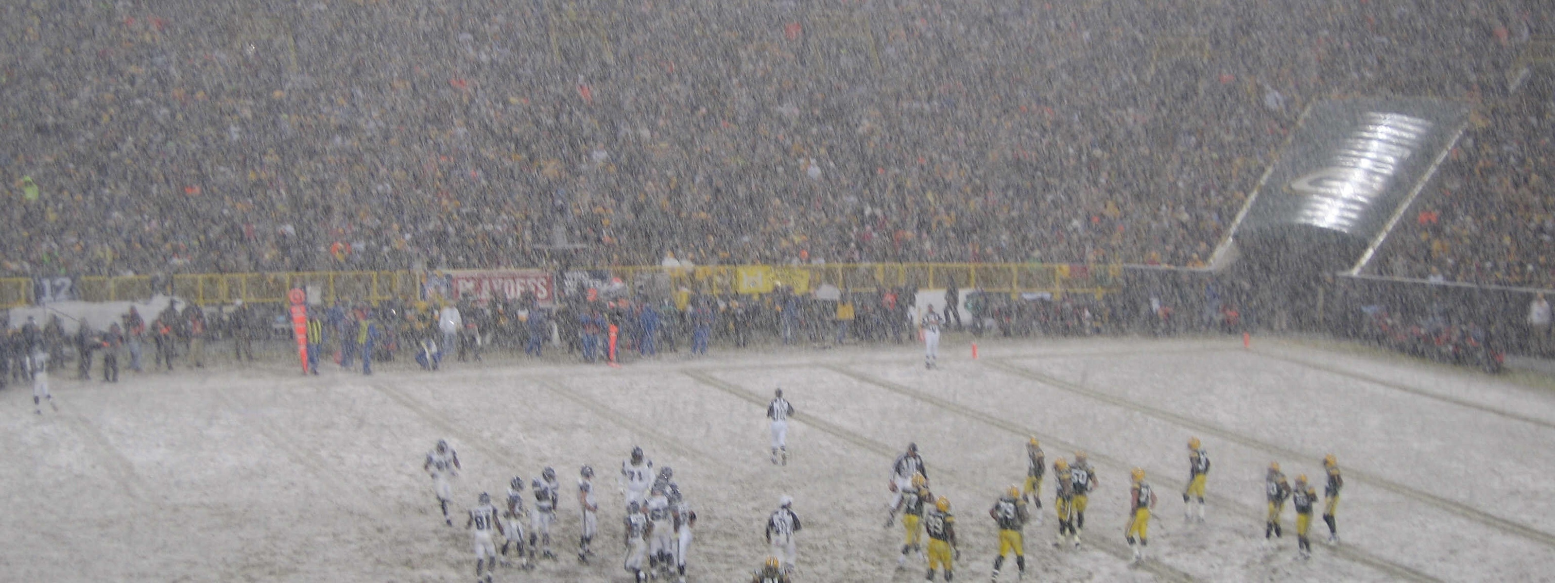 Vikings Vs Packers And Snow Blizzard