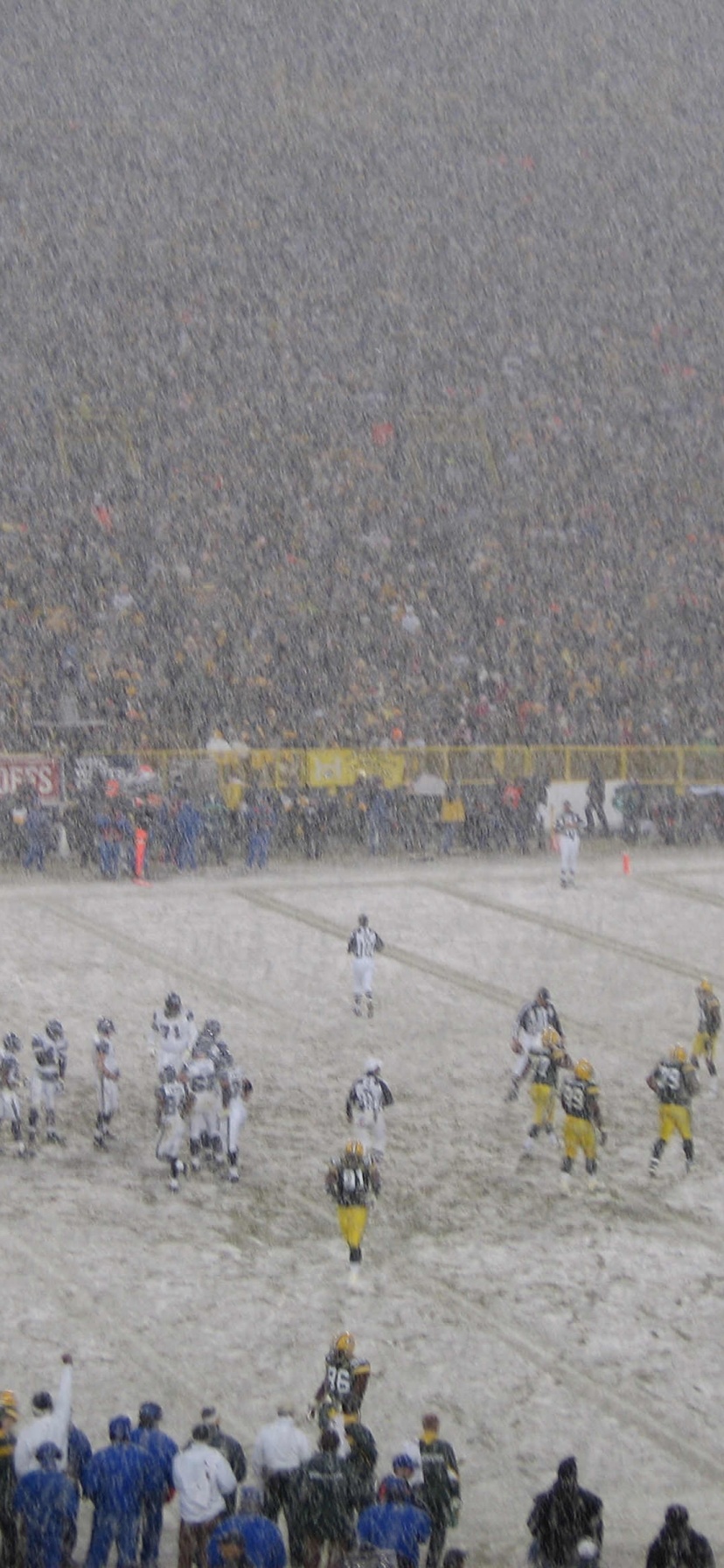 Vikings Vs Packers And Snow Blizzard