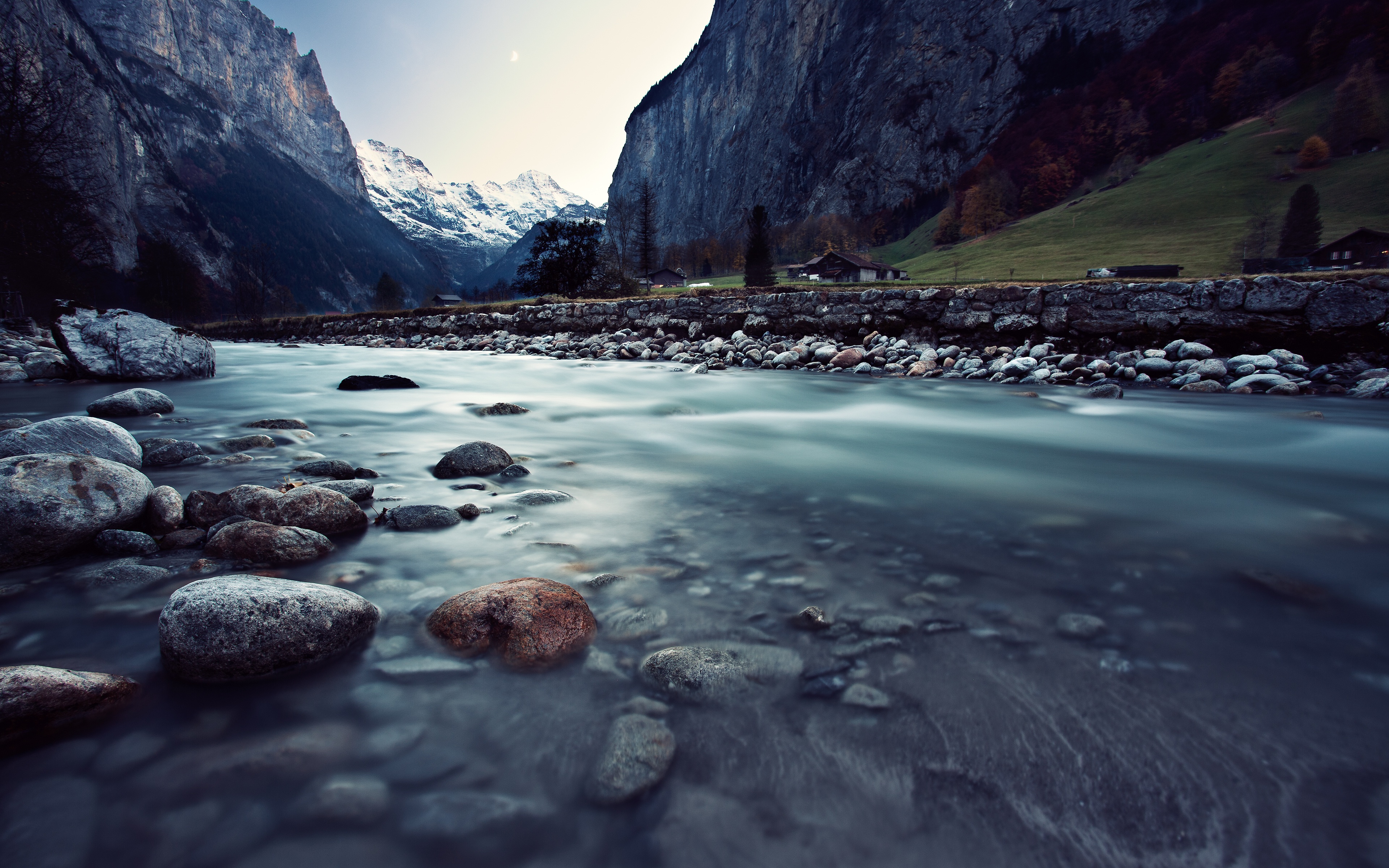 Village Lauterbrunnen In Switzerland