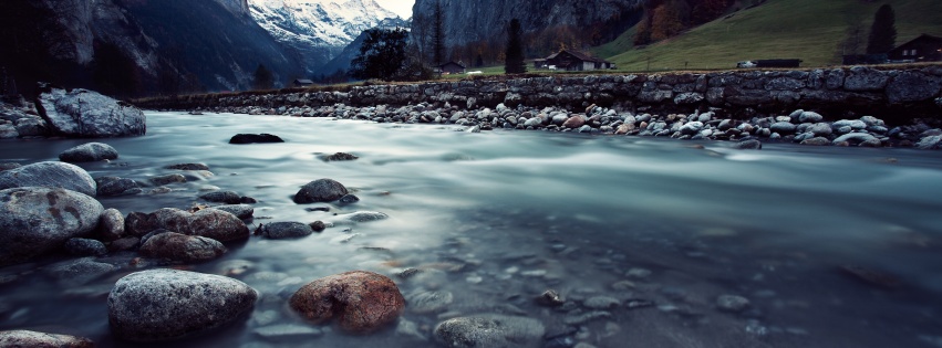 Village Lauterbrunnen In Switzerland