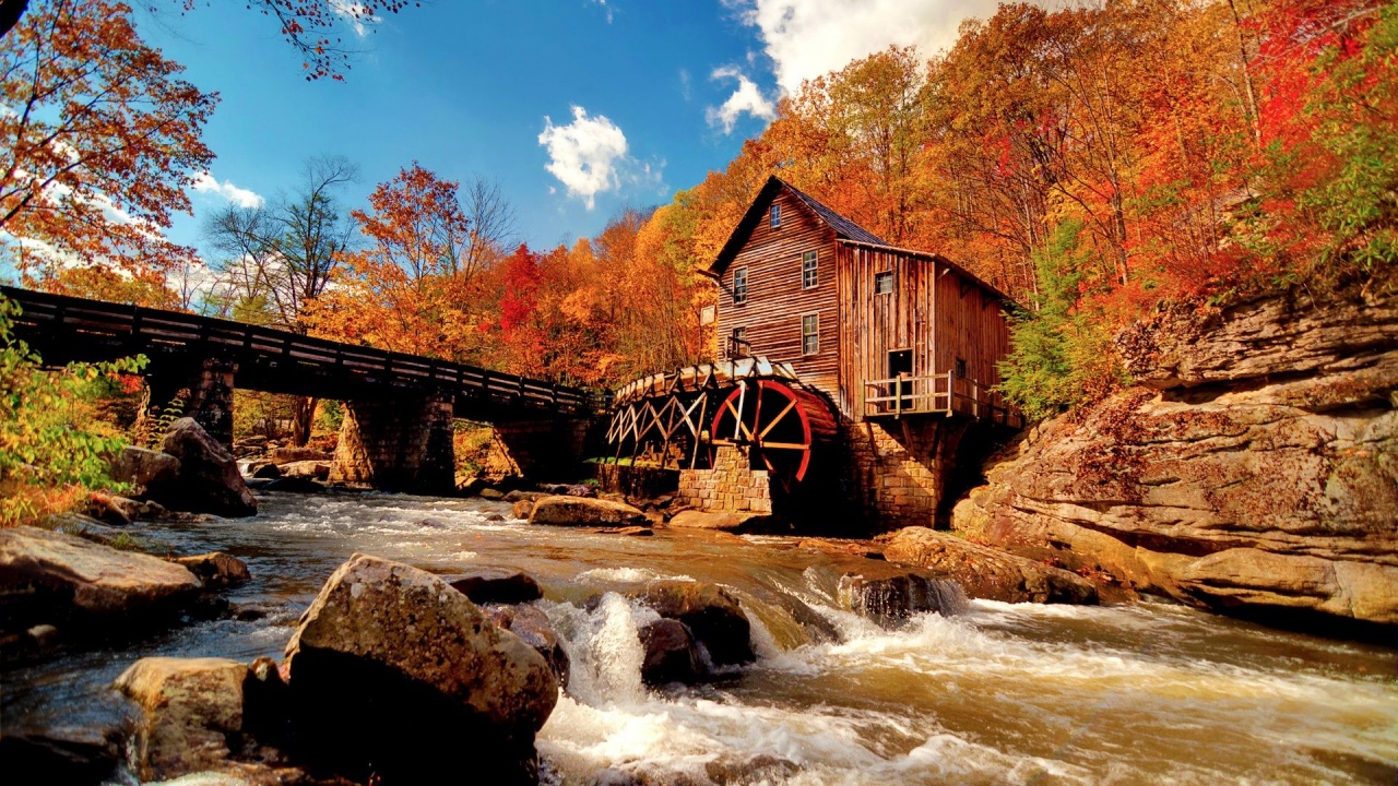 Water Mill Nature Landscapes