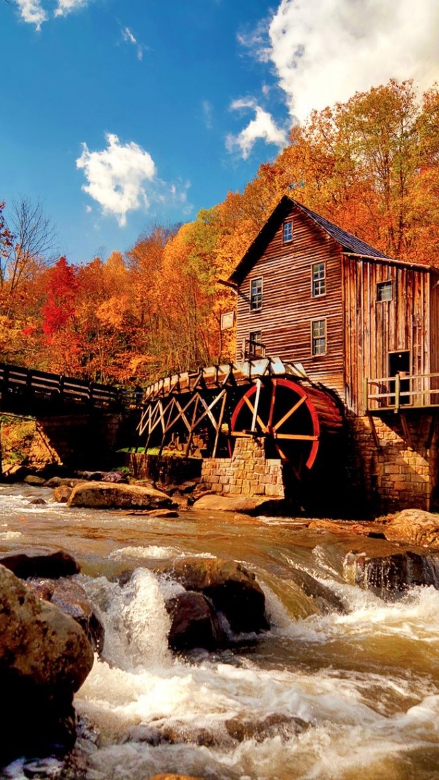 Water Mill Nature Landscapes