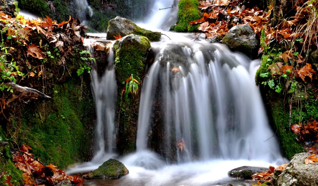 Waterfalls Thessaly Greece Nature Landscapes