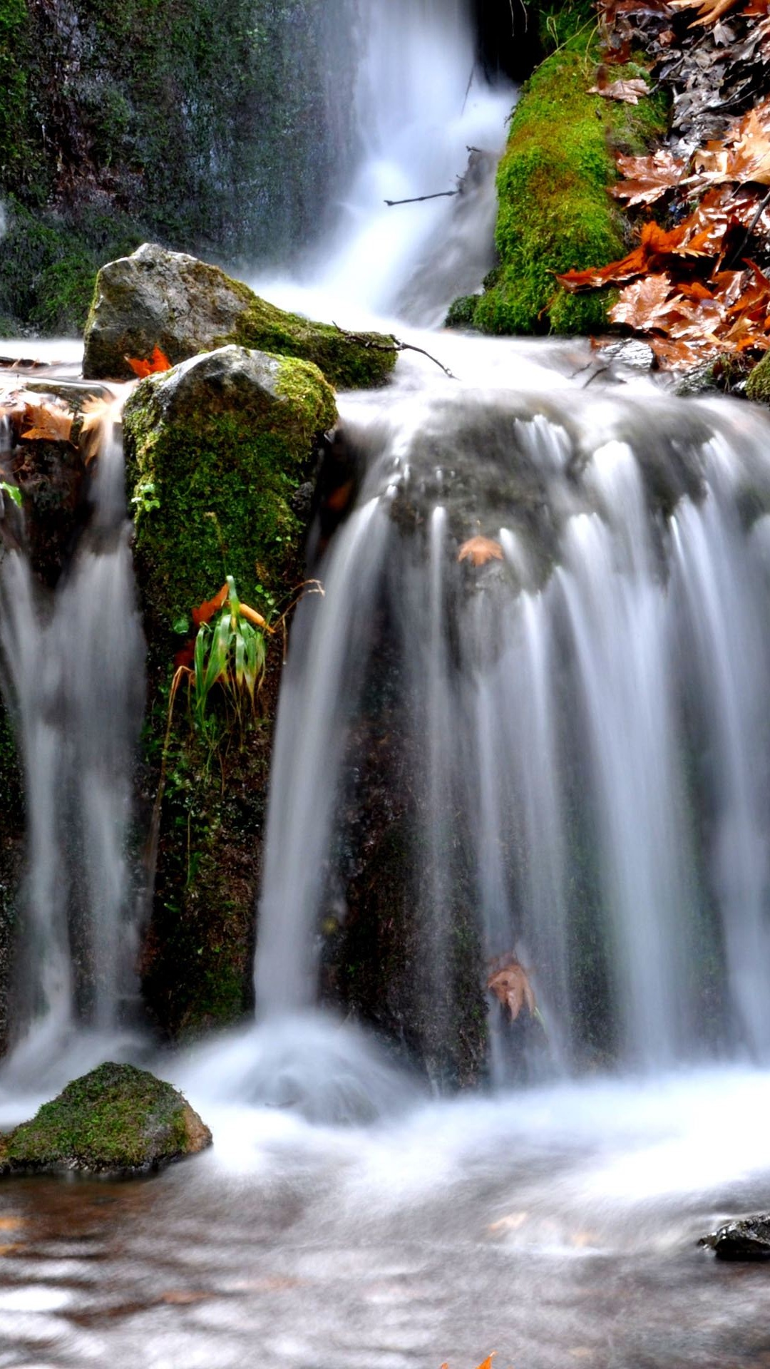 Waterfalls Thessaly Greece Nature Landscapes