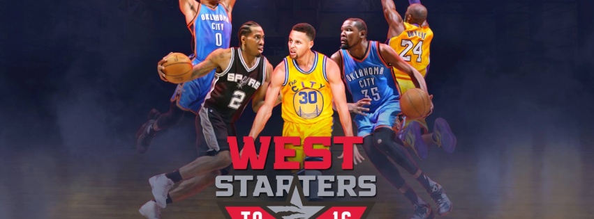 West 2016 NBA All Star Starters