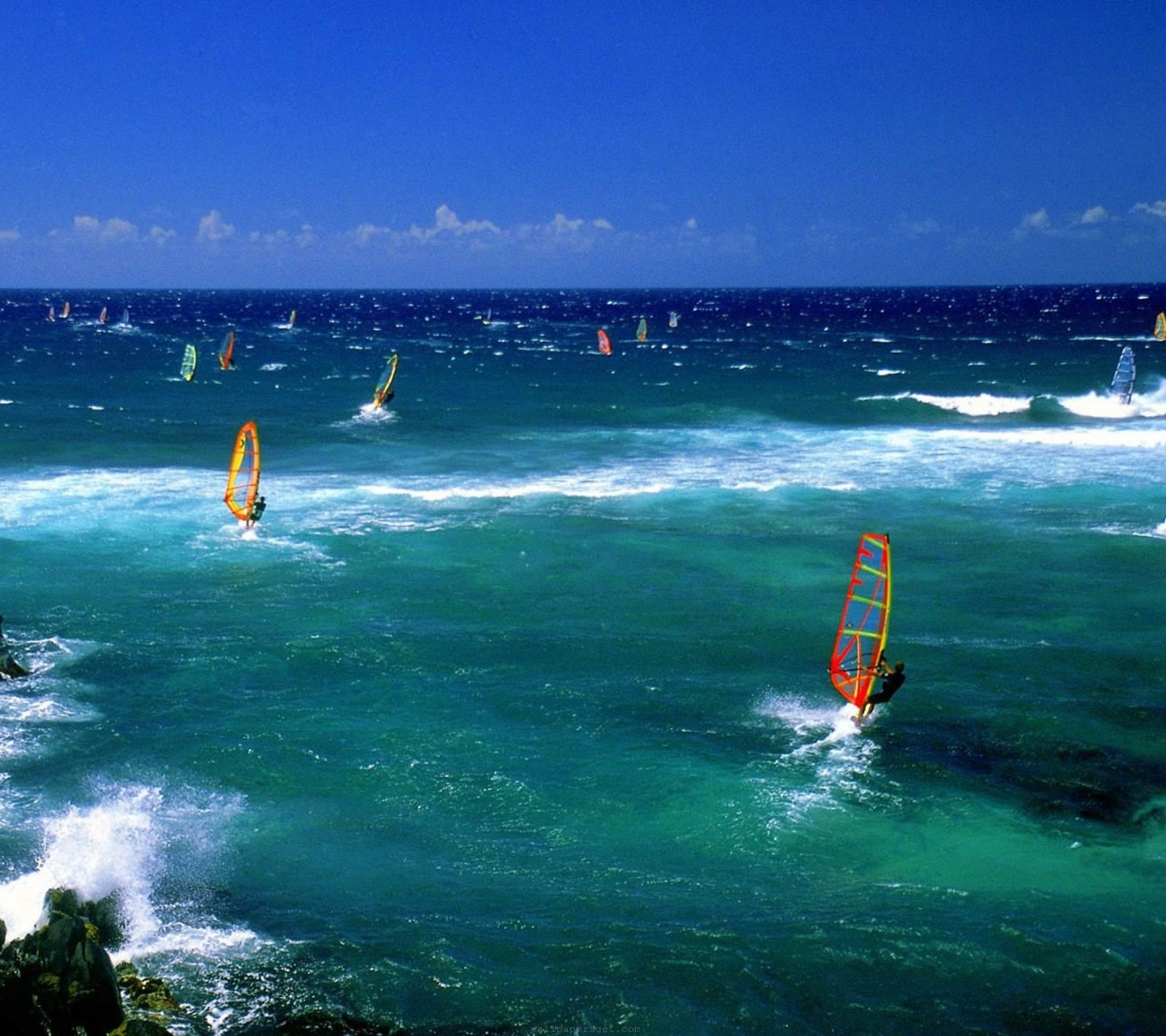 Wind Surfing Surfer Maui