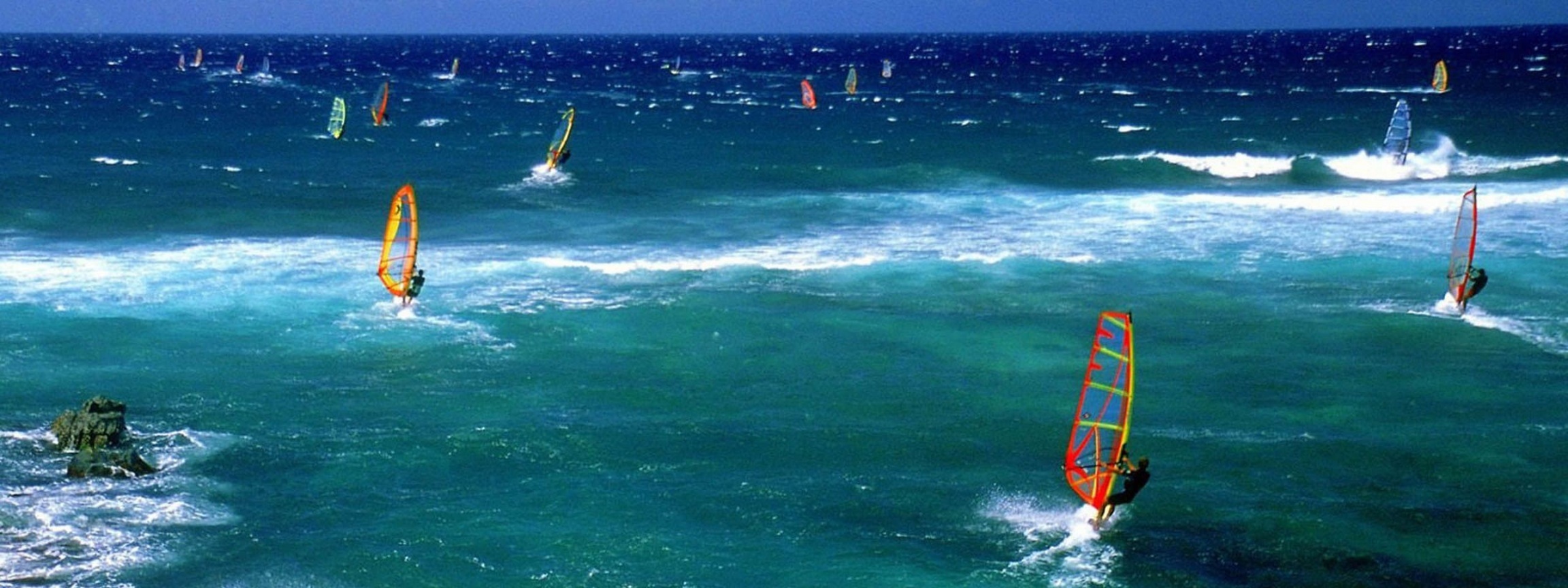 Wind Surfing Surfer Maui