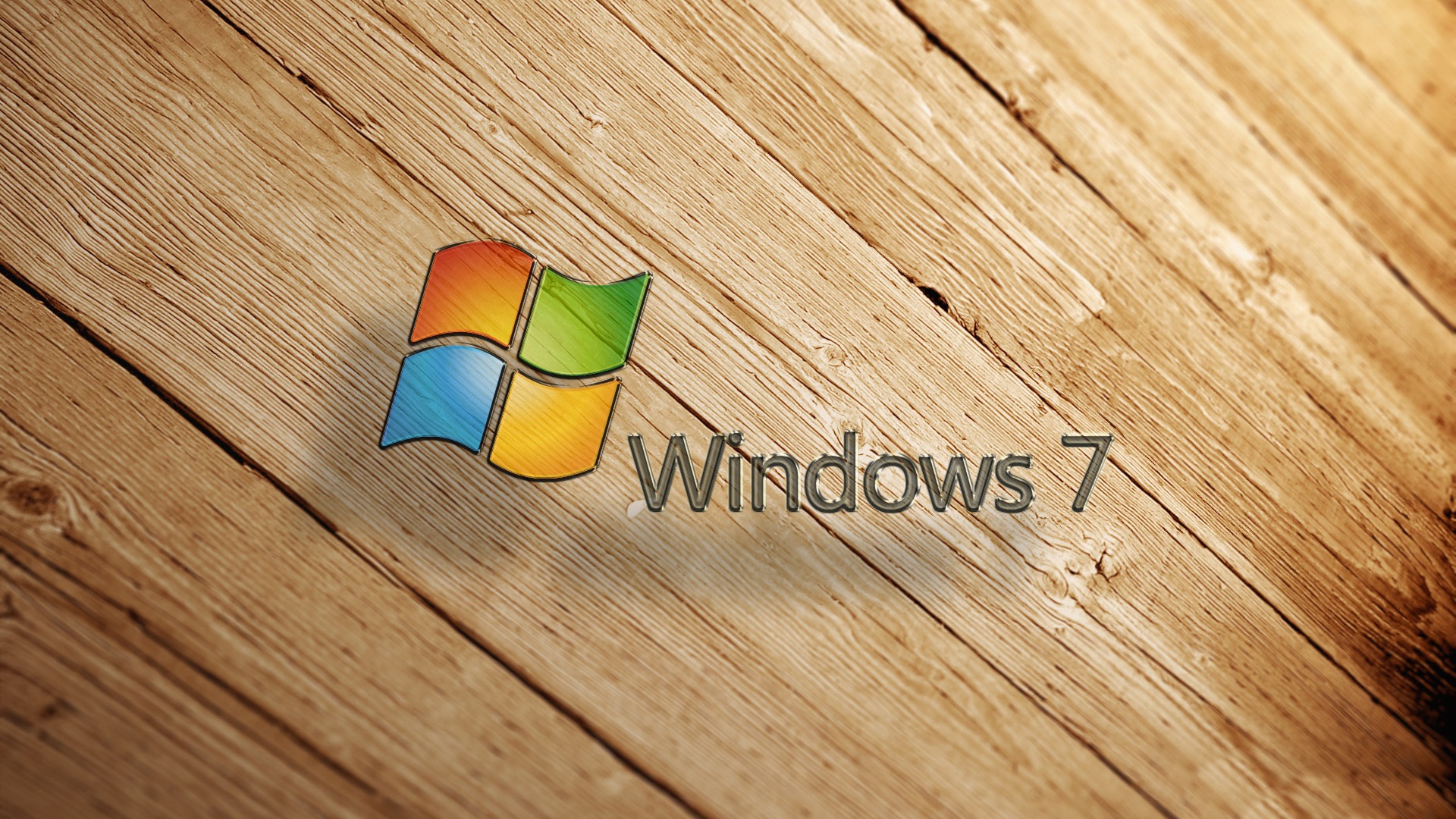 Windows 7 Wood Computer