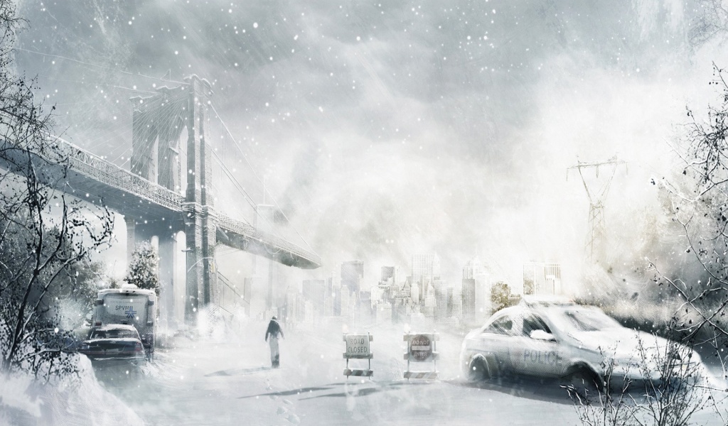 Winter Cityscapes Post-apocalyptic